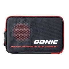 DONIC Double Bat Cover Phase - İki Bölmeli - Siyah/Kırmızı