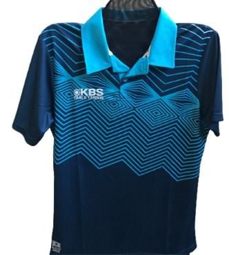 KBS Erkek Polo Yaka Lacivert Üzeri Turkuaz Tişört