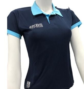 KBS Kadın Polo Yaka Lacivert Tişört
