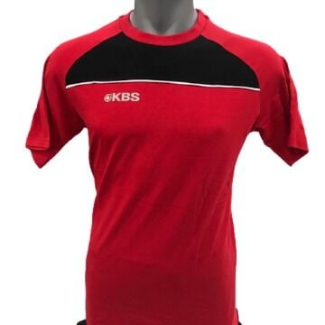 KBS Bisiklet Yaka Kırmızı Tişört
